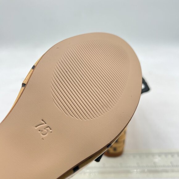 XYD Black Platform Eyelets Open Toe Espadrilles Wedge Heels Ankle Strap Sandal - Picture 6 of 8